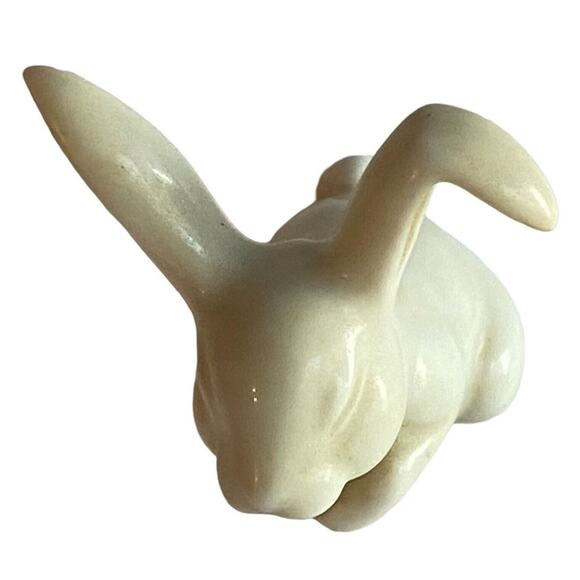 Rosenthal Rabbit 1930 German Art Deco Porcelain Art Sculpture Miniature White - Picture 7 of 10
